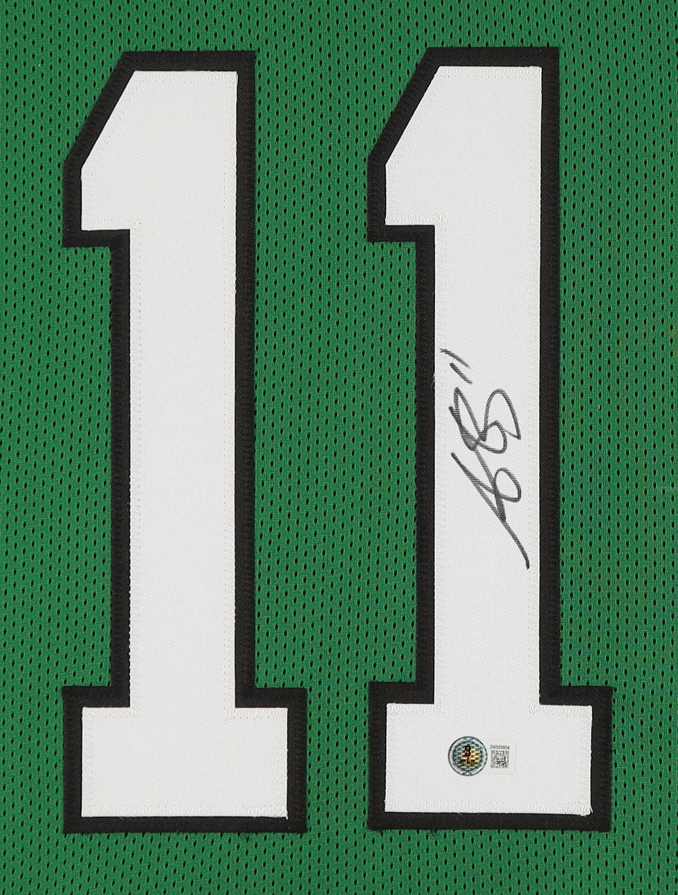 A.J. Brown Signed Custom Framed Jersey Display (Beckett)