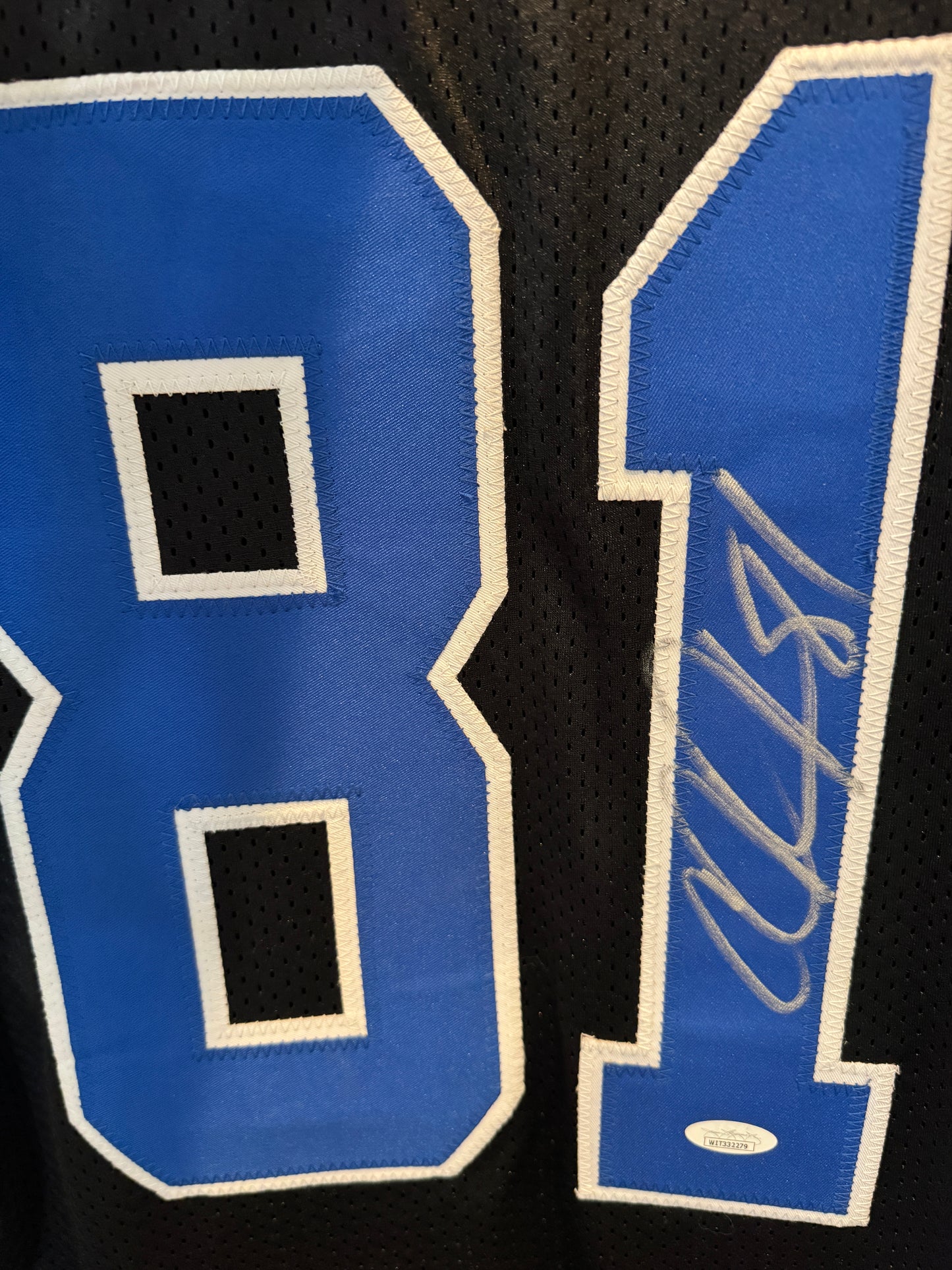 Calvin Johnson Signed Jersey - Black Detroit NFL Jersey - Signed - JSA COA