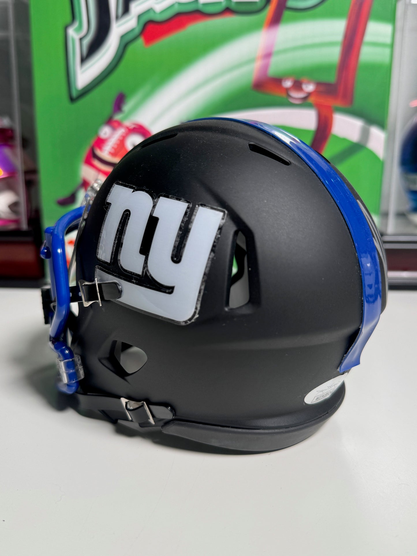 Kadarius Toney Signed Mini Helmet – Custom Matte Black – COA Included
