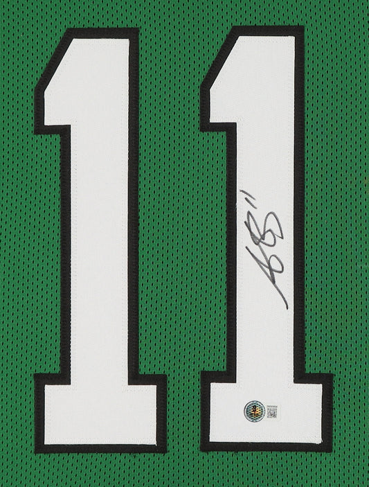 A.J. Brown Signed Custom Framed Jersey Display (Beckett)