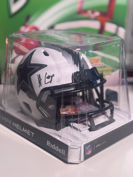 Amari Cooper Signed Dallas Cowboys Lunar Eclipse Mini Helmet – Beckett COA – Excellent Condition