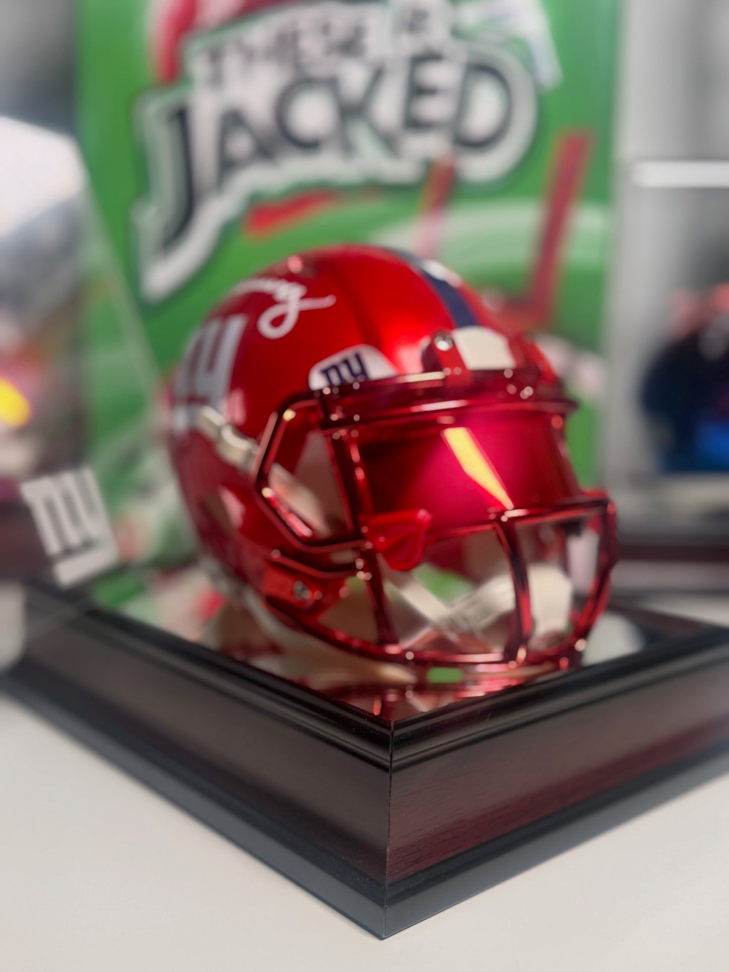 Eli Manning Signed New York Giants Flash Mini Helmet – Fanatics COA – Rare Collectible