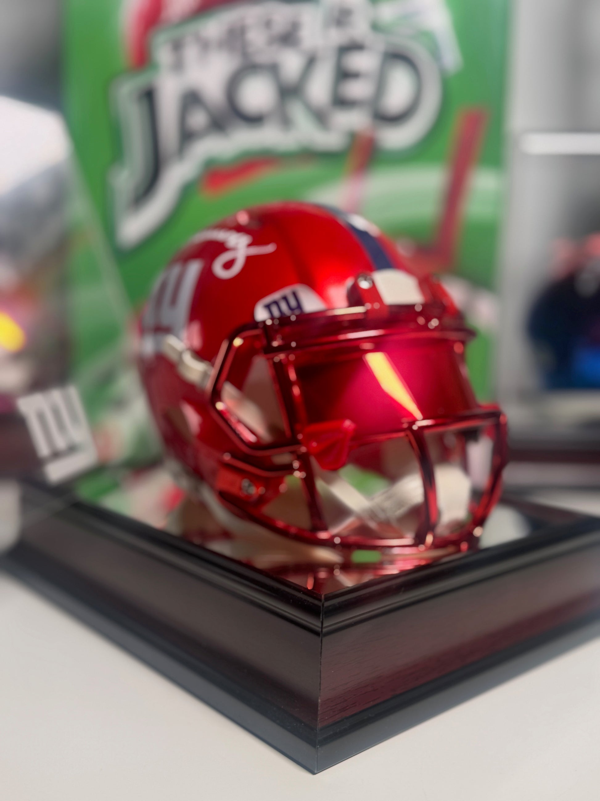 Eli Manning Signed New York Giants Flash Mini Helmet – Fanatics COA – Rare Collectible