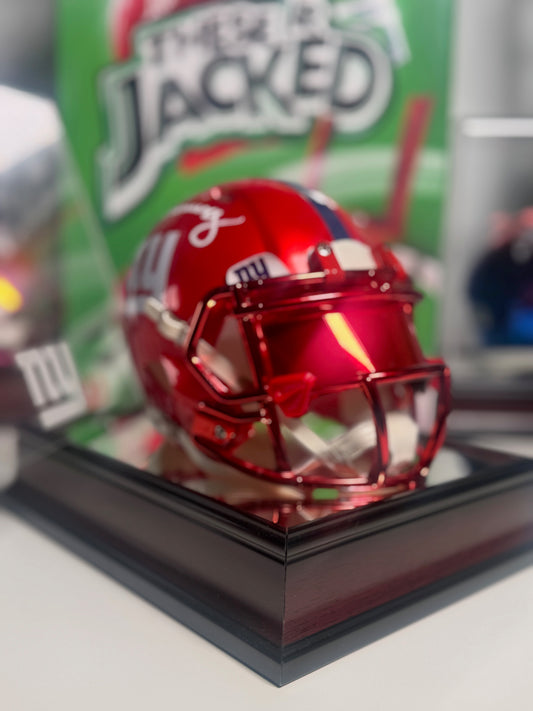 Eli Manning Signed New York Giants Flash Mini Helmet – Fanatics COA – Rare Collectible