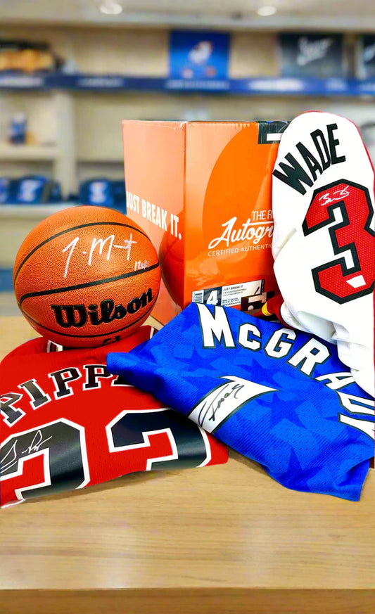  'FOR THE LOVE OF THE GAME' JUST BREAK IT MYSTERY BOX - 4 ITEM NBA AUTHENTIC SIGNED