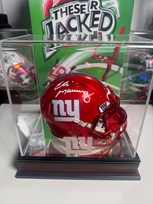 Eli Manning Signed New York Giants Flash Mini Helmet – Fanatics COA – Rare Collectible