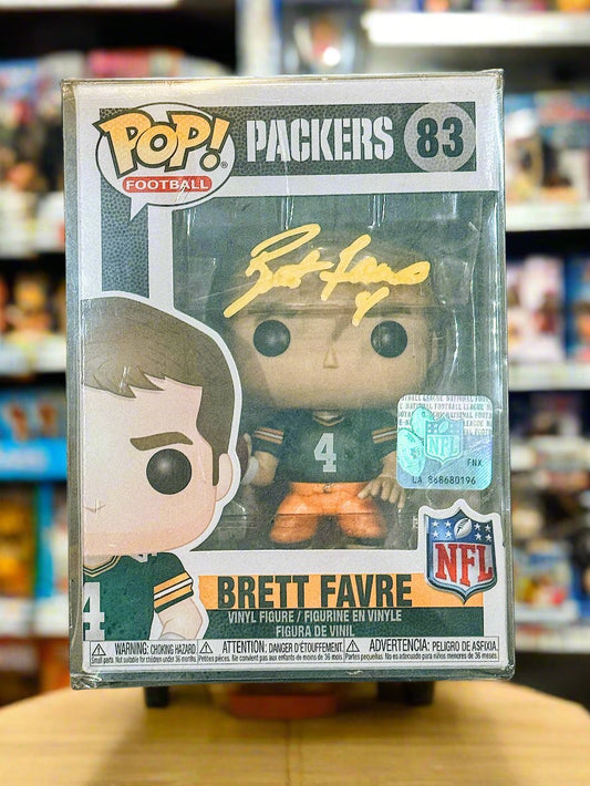 Rare Brett Favre Funko Pop RADTKD Sports Limited Edition Autograph